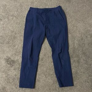 Very comfy dress pants with draw strings inside, wrinkle free